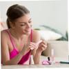 IWOWHERO Nail Care Essential Oil Pen Cuticle Pen Nail Nutrition Oil Roller Manicure Nourish view 2