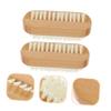 WRITWAA 2pcs Nail Brush for Cleaning Fingernail Scrubber Angled Bristles for Men Women Mechanics Gardeners view 2