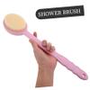 Baluue Dual-Sided Back Scrubber Handle Bath Brush for Shower Body Exfoliating Tool for Men and Women Soft Material for and Massage view 4