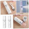 PartyKindom 2pcs Nano Facial Steamer Portable Face Humidifier for Women Quick Moisturizing Beauty Tool Compact Easy to Carry Equipment White view 3
