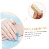 CALLARON 2pcs Professional Nail Brush Dual-sided Nail Art Brush for Cleaning Fingernail Scrub for Home Salon Use view 2