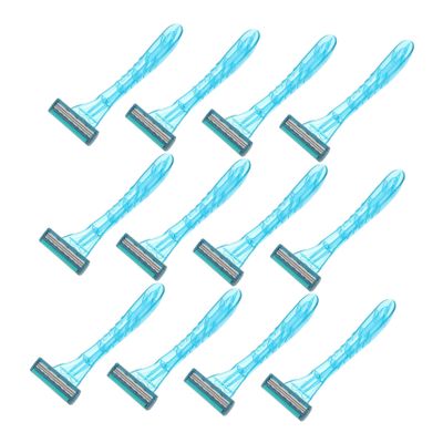 Mikinona 20pcs Safe Sanitary Disposable Razors Hair Trimmer for Men Women Multi-use Hair Shaver Kit