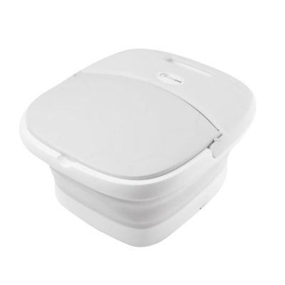 Healeved Folding Foot Bath Basin Massage Features Portable Foot Soak Bucket for Home Use Adjustable Size for Stress Relief and Relaxation