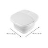 Healeved Folding Foot Bath Basin Massage Features Portable Foot Soak Bucket for Home Use Adjustable Size for Stress Relief and Relaxation view 4