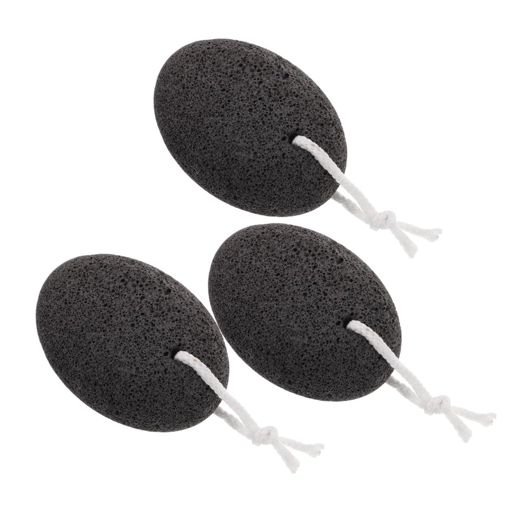 Baluue 3pcs Natural Pumice Stone for Feet and Hands Lava Foot File for Dead Skin Removal for Home and Salon Use Callus Remover for Heels and Elbows