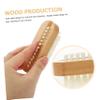 BAZEITFLOW 2pcs Dual-sided Fingernail Brush Soft Bristle Brush for Cleaning Nails Callus Remover Unisex Nail Scrubbers for Hands and Feet view 2