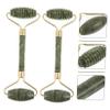 Healvian 2pcs Jade Roller Gua Sha Facial Massage Tool Set for Skin Care Stone Roller for Face and Neck Portable Massager for Home and Travel view 3