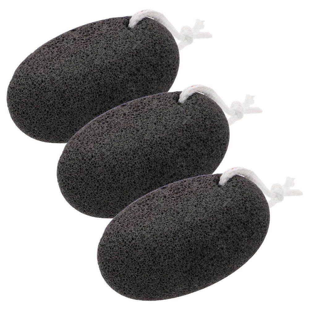 DEARMAMY 3pcs Pumice Stone Foot Care Scrubber for Heavy Callused Skin Dead Skin Exfoliation Home Salon Use Relaxing Massage Tools