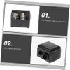 Gogogmee Makeup Sharpener Pencil for Eyeliner Brow Dual-Ended Sharpener Quality Makeup Tools Random Color view 4