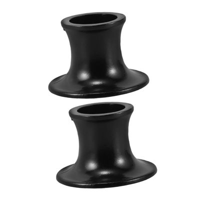 BATHVEVE 2pcs Alloy Base for Vintage Manual Razor and Shaving Brush Stand Durable Holder for Safety Razors Compatible with Various Grooming Tools Stylish and Versatile Design for Men