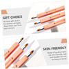 DEARMAMY 1pc Retractable Lip Brush Applicator Brush Lipstick Applicator Makeup Tool Warm Orange view 4
