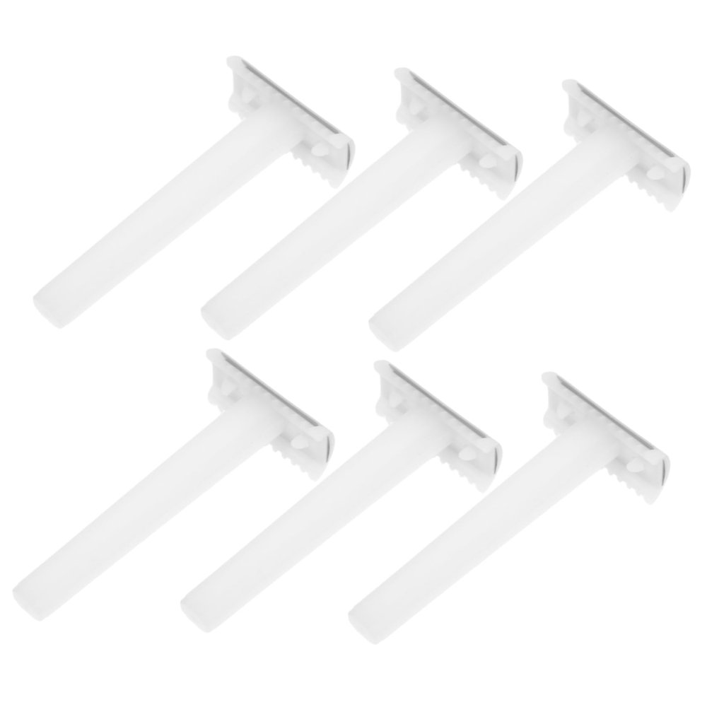 PartyKindom 10pcs Women Men Disposable Razor for Hair Removal Eyebrow Trimmer Sensitive Skin Shaving Double-edge Hair Removal Device for Women Men