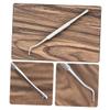 CALLARON 5pcs Stainless Steel Single Head Nail File Set Professional Metal Manicure and Pedicure Tools for Home and Salon Use view 1