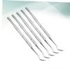 CALLARON 5pcs Stainless Steel Single Head Nail File Set Professional Metal Manicure and Pedicure Tools for Home and Salon Use view 4