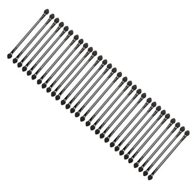 AUTSUPPL 30pcs Double-sided Eye Shadow Brushes Soft Bristle Brush for Eye Makeup Makeup Tools