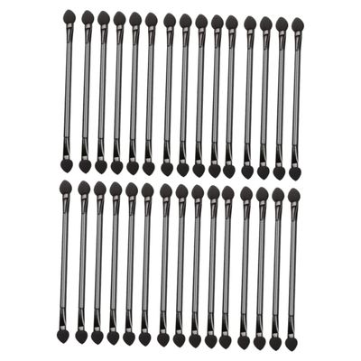 Beatifufu 30pcs Makeup Brush Double-ended Eyeshadow Stick Beauty Eyeshadow Brush Travel Kit
