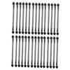 Beatifufu 30pcs Makeup Brush Double-ended Eyeshadow Stick Beauty Eyeshadow Brush Travel Kit view 1