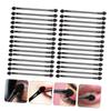 Beatifufu 30pcs Makeup Brush Double-ended Eyeshadow Stick Beauty Eyeshadow Brush Travel Kit view 3
