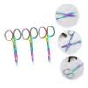 GALPADA 3pcs Stainless Steel Eyebrow Trimming Scissors Durable Eyebrow Shears for Precise Grooming Lightweight Design for Easy Travel Ergonomic Handle for Comfortable Use view 3