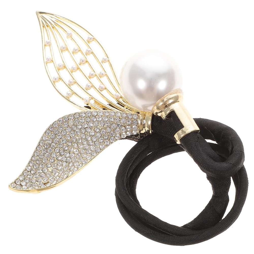 Baluue Mermaid Hair Accessories Bun Maker Pearl and Diamond Accents Elegant 1-Piece Design for Quick and Easy Hair Styling for Women