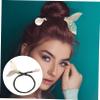 Baluue Mermaid Hair Accessories Bun Maker Pearl and Diamond Accents Elegant 1-Piece Design for Quick and Easy Hair Styling for Women view 3