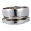 GALPADA 1pc Stainless Steel Shaving Foaming Bowl Lid Soap Container for Men Compact Design for Easy Use for Lathering and Grooming Accessories view 1