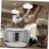 GALPADA 1pc Stainless Steel Shaving Foaming Bowl Lid Soap Container for Men Compact Design for Easy Use for Lathering and Grooming Accessories view 4