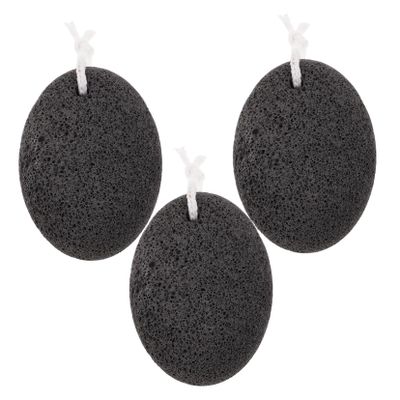 NIYANGLE 3pcs Natural Pumice Stone for Feet Hard Skin Remover Exfoliating Foot File Care Tool for Home Use for Smoothing Heels Elbows Hands