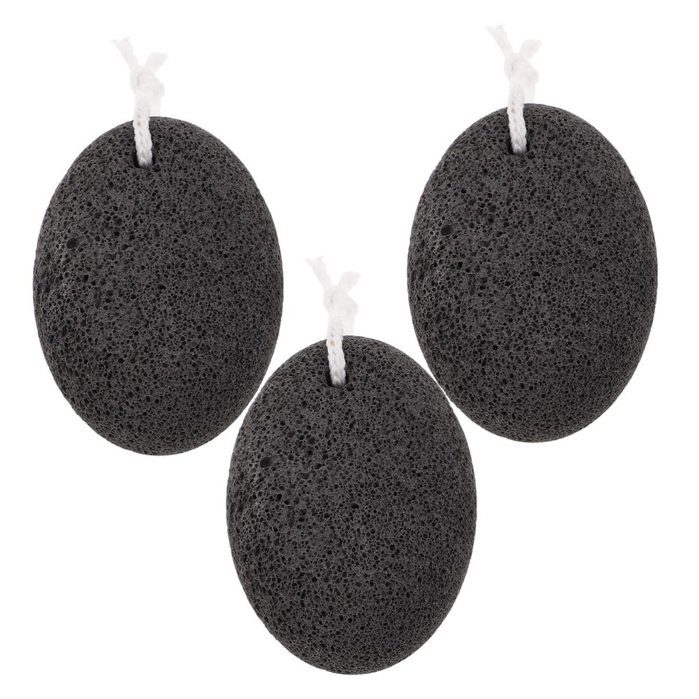 NIYANGLE 3pcs Natural Pumice Stone for Feet Hard Skin Remover Exfoliating Foot File Care Tool for Home Use for Smoothing Heels Elbows Hands
