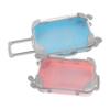CALLARON Mini Candy Boxes Simulation Trolley Boxes Travel Eyelash Storage Case Portable Makeup Storage for Travel view 1