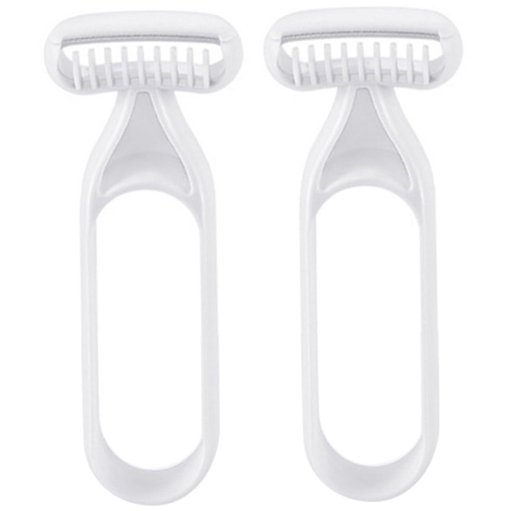 Women Portable Electric Razor for Body Hair, Resin Blades 2Pcs