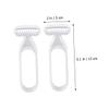 Women Portable Electric Razor for Body Hair, Resin Blades 2Pcs view 2