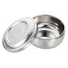 VALICLUD 1pc Stainless Steel Shaving Bowl Lid Foam Container for Home and Salon Use Practical Shaving Soap Holder Lightweight and Easy to Clean view 1