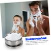 VALICLUD 1pc Stainless Steel Shaving Bowl Lid Foam Container for Home and Salon Use Practical Shaving Soap Holder Lightweight and Easy to Clean view 4