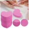 BESTYASH 50pcs Nail File and Buffer Block Compact Manicure Tools Dual-Sided Sponge Nail Files Heart Shape Smooth Polished view 3