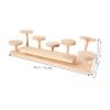 Ipetboom Wooden Multi-Function Organizer Stand 3-Tier Display Riser for Products Elegant Makeup Organizer for Vanity and Desktop for Home and Salon Use view 2