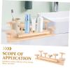 Ipetboom Wooden Multi-Function Organizer Stand 3-Tier Display Riser for Products Elegant Makeup Organizer for Vanity and Desktop for Home and Salon Use view 3