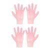 Baluue 2pairs Moisturizing Gloves for Women Exfoliating Hand Masks Dry Skin Care Soft and Nourishing Pink view 1