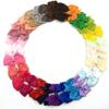 20Pcs 3.2" Ribbon Hair Bows For Hair Clips Women Boutique Bows/Hairclips Hair Accessories (20Pcs Multi, With No Clip) view 1