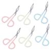 OATIPHO 6pcs Stainless Steel Eyebrow Tweezers Scissors Style Design for Easy Trimming and Practical Grooming Tool for Women Multi Options view 1