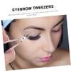 OATIPHO 6pcs Stainless Steel Eyebrow Tweezers Scissors Style Design for Easy Trimming and Practical Grooming Tool for Women Multi Options view 3