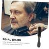AUTSUPPL Pure Wood Bristle Beard Care Brush for Beard Mustache Men's Grooming Essential view 4
