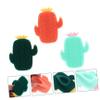 Ipetboom 3pcs Silicone Facial Cleansing Brush Face Skin Cleaning Scrubber Gentle Makeup Removal Tool for Face Wash view 3