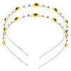 HONMEET 2pcs Decorative Sunflower Headband for Women Lightweight Floral Hair Hoop for Parties Festivals and Weddings Elegant Design with Fine Workmanship and Comfortable Fit view 1