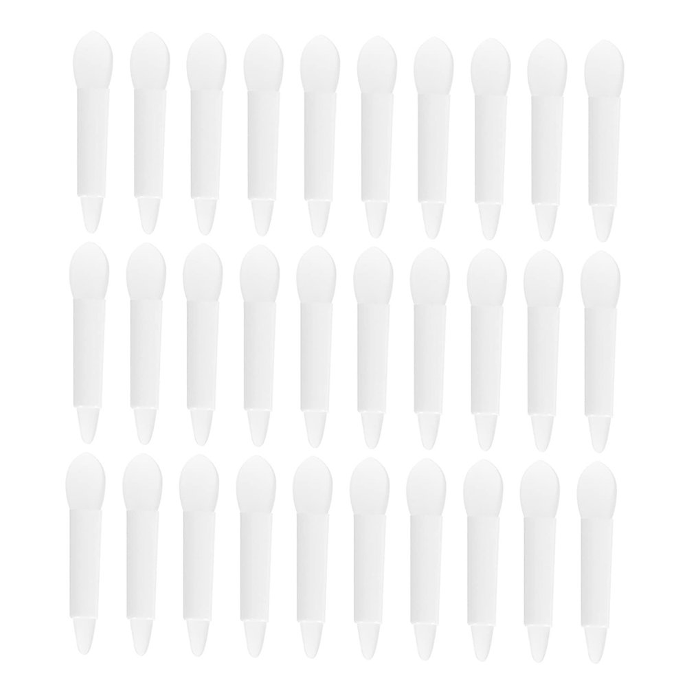 HONMEET 30Pcs Double-Ended Silicone Lip Brush Set for Makeup Application for Lip Masks and Lipstick for Beauty Enthusiasts and Professionals