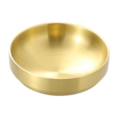 SHERCHPRY 1pc Stainless Steel Shaving Bowl for Men Facial Scrub Bowl Men's Shaving Soap