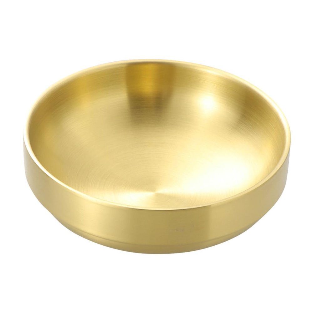 SHERCHPRY 1pc Stainless Steel Shaving Bowl for Men Facial Scrub Bowl Men's Shaving Soap