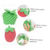 HONMEET 2pcs Cartoon Bath Sponges Soft and Safe Body Scrubber for Boys and Girls Fun Animal and Fruit Shapes for Gentle Bath Cleaning view 3