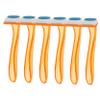 PartyKindom 6pcs Women Hair Removal Ergonomic Shaver for Legs Arms and Privates and Safe Random Colors for view 1