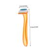 PartyKindom 6pcs Women Hair Removal Ergonomic Shaver for Legs Arms and Privates and Safe Random Colors for view 2